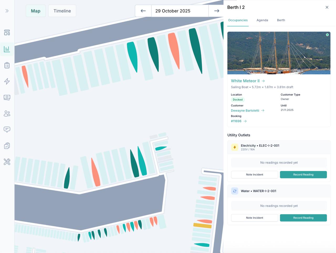 Metarina Software Dashboard